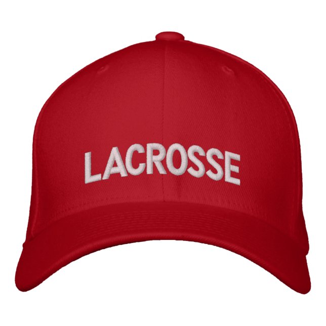 Casquette Brodée Lacrosse (Devant)
