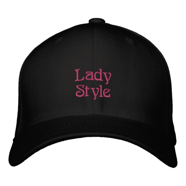 Casquette Brodée Lady Embroidered Hat (Devant)