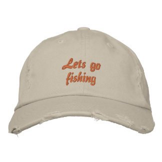 Casquette Brodée laisse aller la pêche