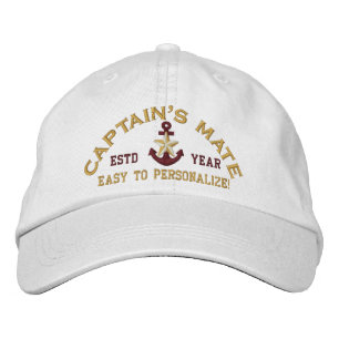 Casquette Brodée L'ANNÉE de Personalizable appelle Mate Gold Star