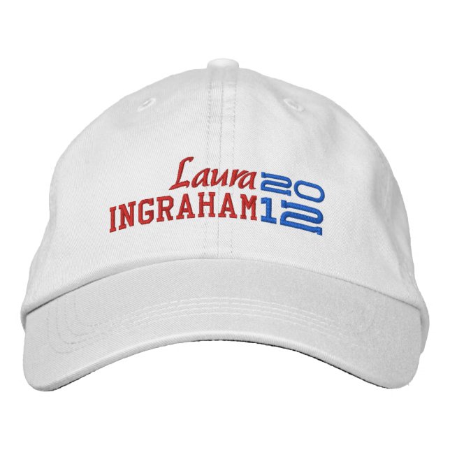 Casquette Brodée Laura Ingraham Pour Président 2012 (Devant)