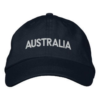 Casquette Brodée L'AUSTRALIE au-dessous du design patriotique