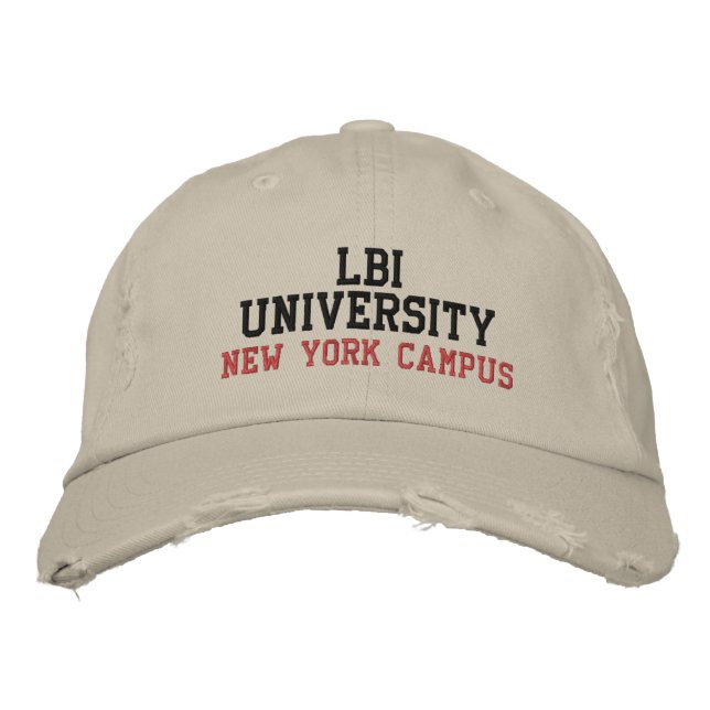 CASQUETTE BRODÉE LBI UNIVERSITY TM (Devant)