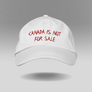 Casquette Brodée Le Canada n'est pas à vendre