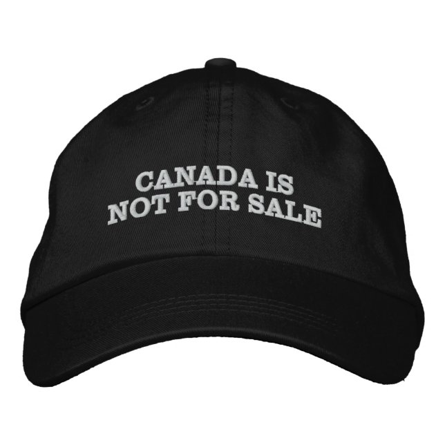 Casquette Brodée Le Canada n'est pas à vendre Premier Ford patrioti (Devant)