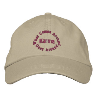 Casquette Brodée Le Karma vient devient inspirant