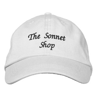 Casquette Brodée Le logo de magasin de sonnet