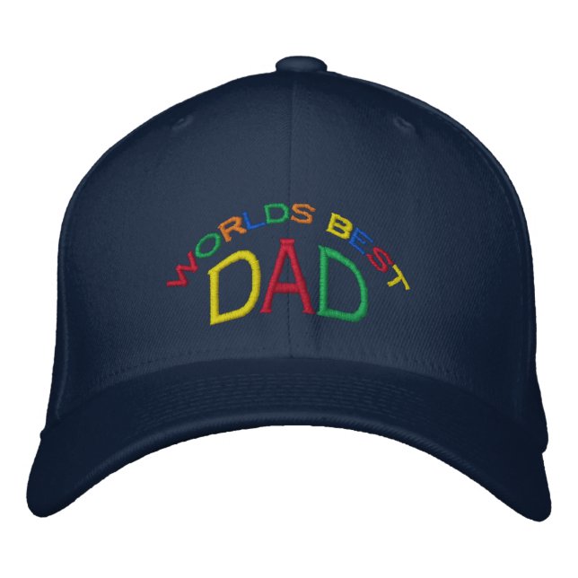 Casquette Brodée Le meilleur papa du monde (Devant)