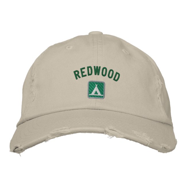 Casquette Brodée Le parc national de Redwood (Devant)