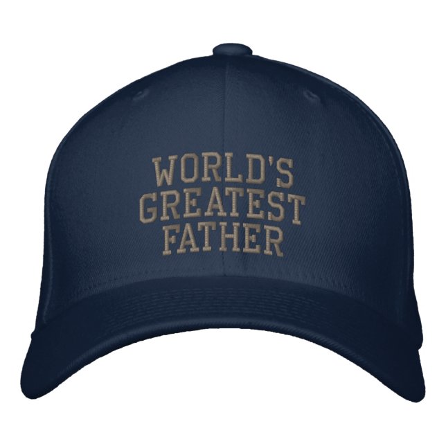 Casquette Brodée Le plus grand père du monde (Devant)