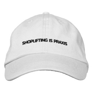 Casquette Brodée Le shopping est Praxis