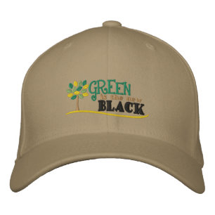 Casquette Brodée Le vert est nouveau noir
