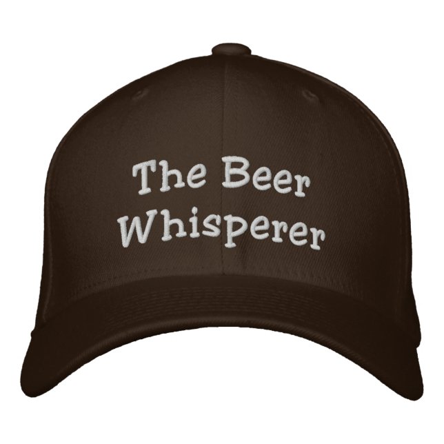 Casquette Brodée Le Whisperer de bière (Devant)