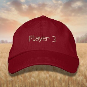 Casquette Brodée Lecteur 3 en beige