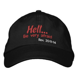 Casquette Brodée L'enfer soit très craintif 