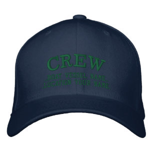 Casquette Brodée L'ÉQUIPAGE le personnalisent ! Nom de bateau votr
