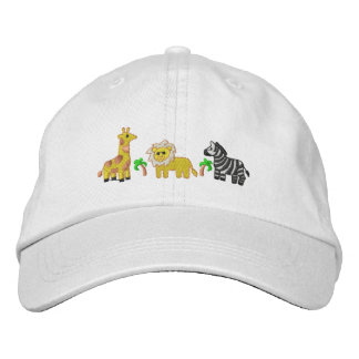 Casquette Brodée Les animaux de la jungle