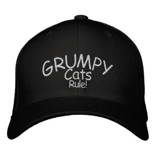 Casquette Brodée Les chats grincheux ont la tête !