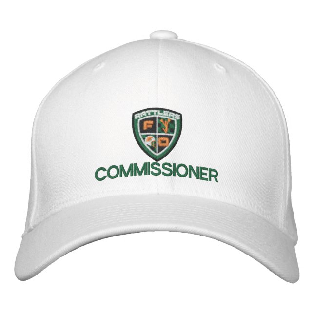 Casquette Brodée Les Chênes Franches Balises bouclier WHT. Casquett (Devant)