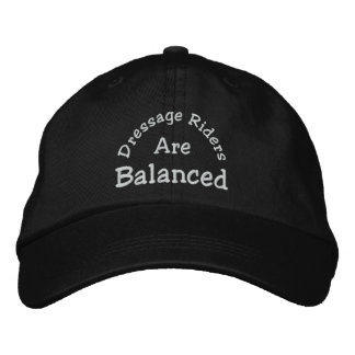 Casquette Brodée Les Riders De Dressage Sont Équilibrés