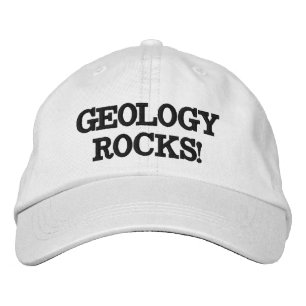 CASQUETTE BRODÉE "LES ROCHES DE GÉOLOGIE !"