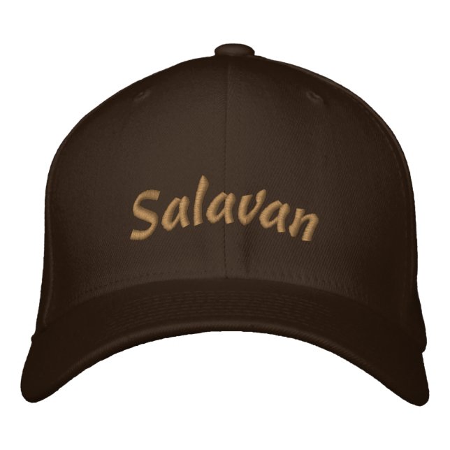 Casquette Brodée Lettering Salavan, your hometown (Devant)