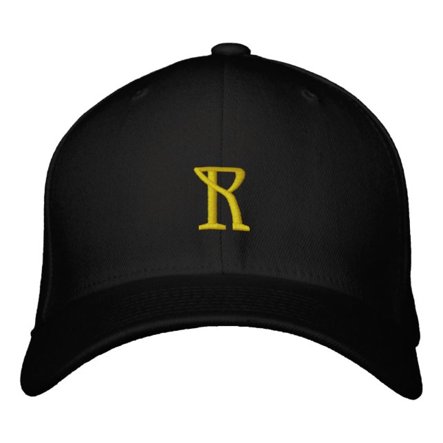 Casquette Brodée Lettre initiale R  (Devant)