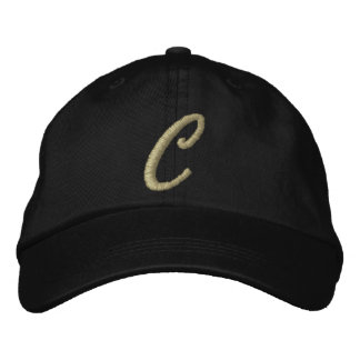 Casquette Brodée LETTRE MONOGRAPHIQUE C DE LA Broderie