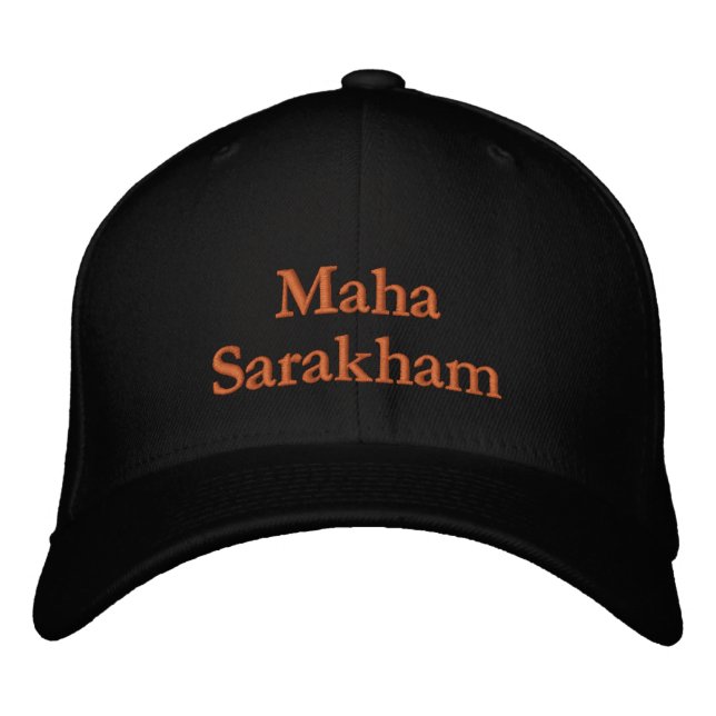 Casquette Brodée Lettrer Maha Sarakham (Devant)