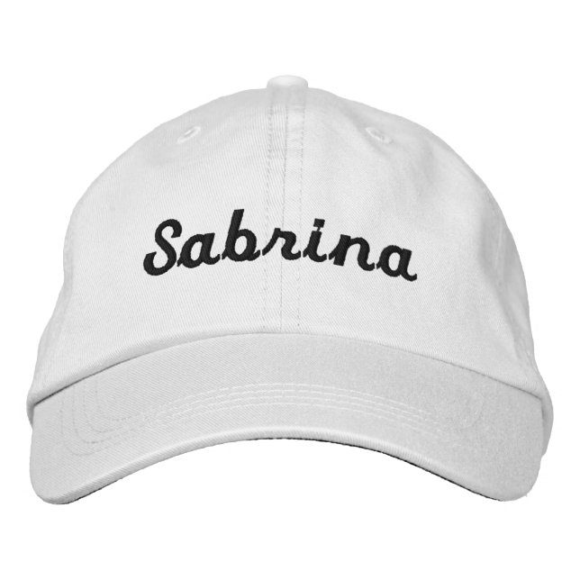 Casquette Brodée Lettres élégantes :  (Devant)