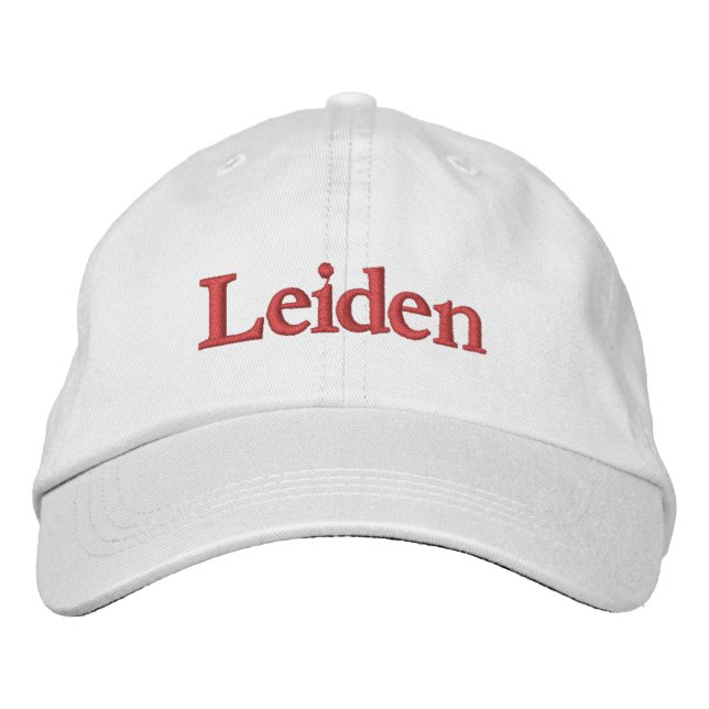 Casquette Brodée Leyde Embroidered Baseball Cap (Devant)