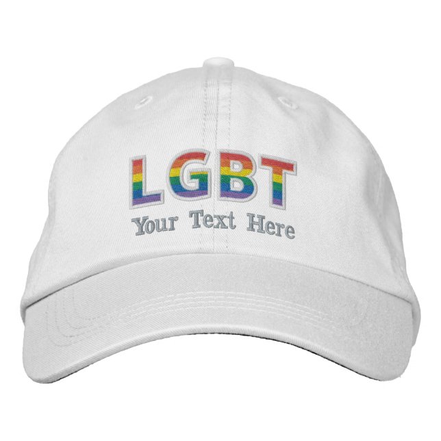 CASQUETTE BRODÉE LGBT (Devant)