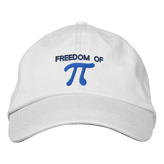 Casquette Brodée Liberté de Pi (Devant)