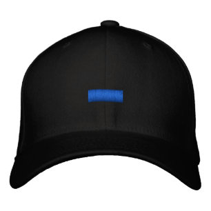 Casquette Brodée Ligne bleue mince