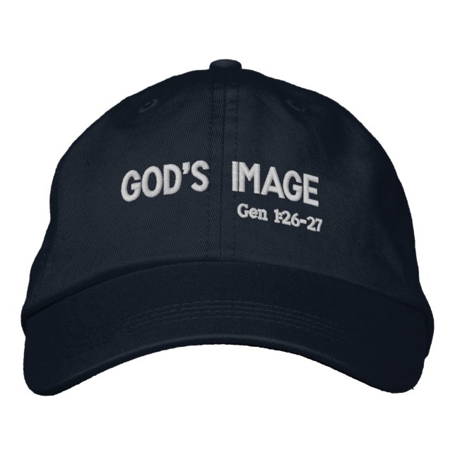 Casquette Brodée L'image de Dieu (Devant)