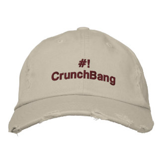 Casquette Brodée Linux - # ! CrunchBang