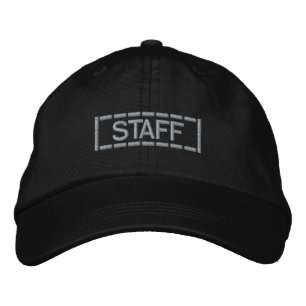 Casquette Brodée Logo encadré moderne industriel en pointillés Text