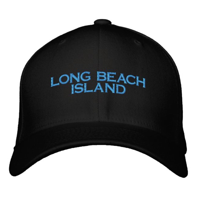 Casquette Brodée LONG BEACH ISLAND Embroidered Hat (Devant)