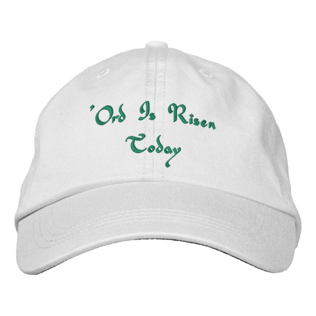 Casquette Brodée "L'Ord Est Ressuscité Aujourd'Hui ! (Devant)