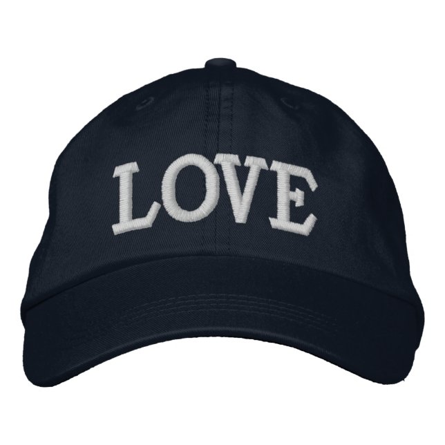 Casquette Brodée LOVE (changer de slogan) (Devant)