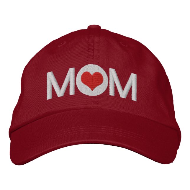 Casquette Brodée Love Heart Maman (Devant)