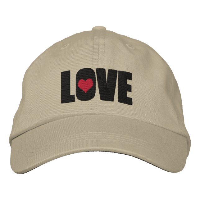 Casquette Brodée Love With Heart Detail (Devant)