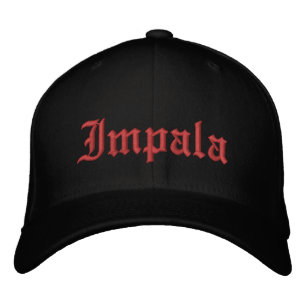 Casquette Brodée Lowrider Chevrolet Impala Old School Low Rider Red