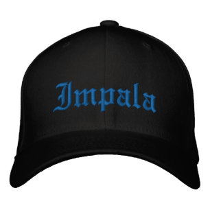 Casquette Brodée Lowrider Chevy Impala Old School Low Rider Blue