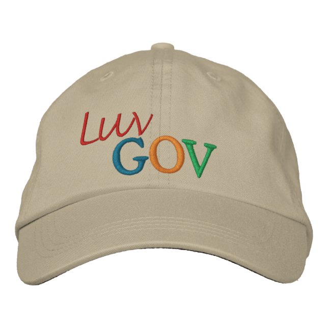Casquette Brodée Luv Gov (Devant)