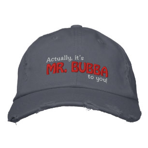Casquette Brodée M. Bubba à toi !