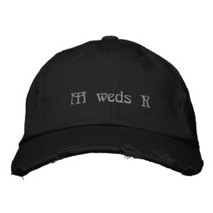Casquette Brodée M Épouse R Élégant Style de Célébration de Mariage