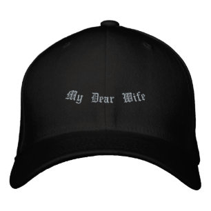Casquette Brodée Ma chère épouse devant - Mon amour dos impression