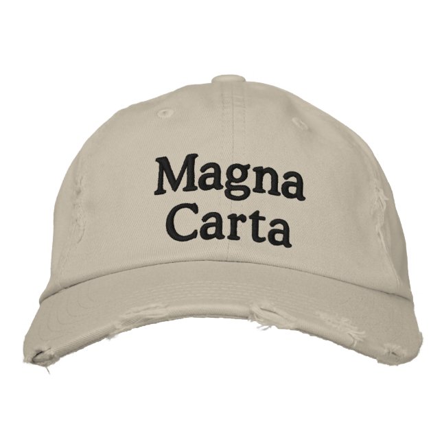 Casquette Brodée Magna Carta (Devant)