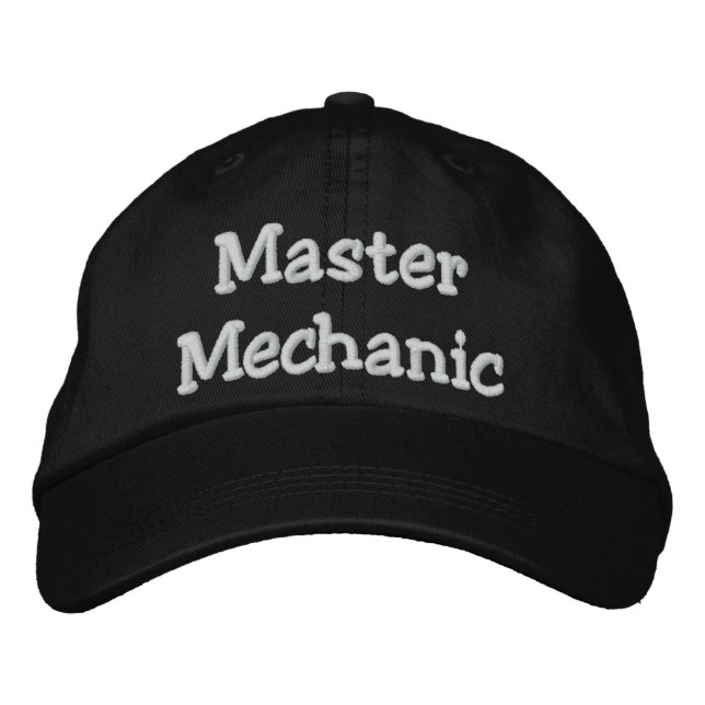 Casquette Brodée Maître mécanicien (Devant)